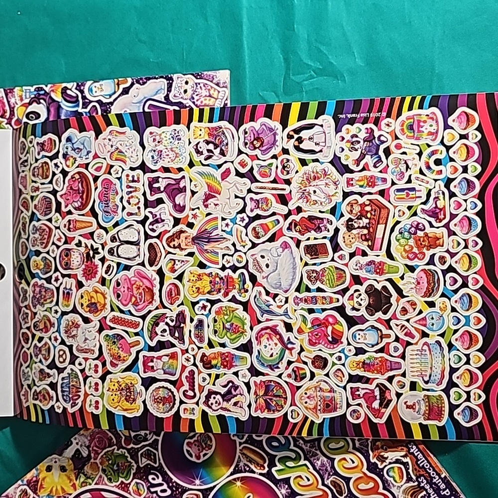 Lisa frank sticker book's 600 each total of 3 books...1800 stickers Brand New - Picture 8 of 12